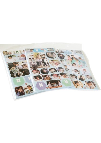 12 Yaprak Stili Süper Yıldız Band Sticker Paketi Army Bomb Oyuncak Kız Erkek Bagaj Kaykay Motosiklet Dizüstü Bilgisayar Su Geçirmez Sticker Seti (Yurt Dışından)