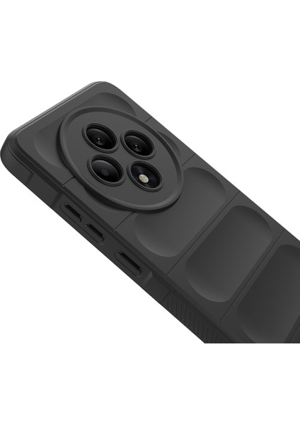 Oppo Reno 11FS Ile Uyumlu Kılıf Tpu Oyuklu Arka Yüzey Z-Etnik Esnek Silikon Kapak Oppo Reno 11FS Için O-Tto Prime Silikon Kılıf Siyah fiyatları