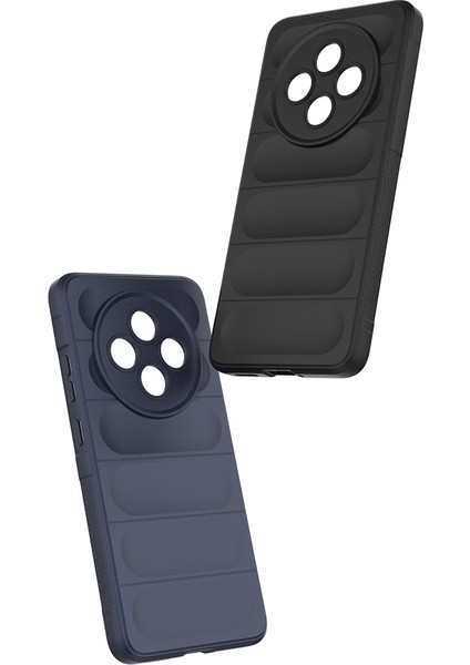 Oppo Reno 11FS Ile Uyumlu Kılıf Tpu Oyuklu Arka Yüzey Z-Etnik Esnek Silikon Kapak Oppo Reno 11FS Için O-Tto Prime Silikon Kılıf Koyu Yeşil indirimleri