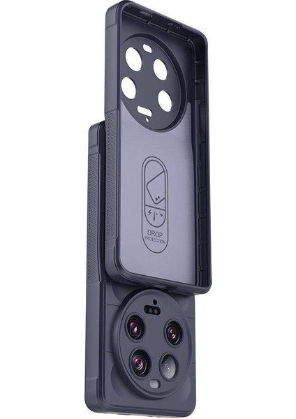 Xiaomi Mi 13 Ultra Ile Uyumlu Kılıf Tpu Oyuklu Arka Yüzey Z-Etnik Esnek Silikon Kapak Mi 13 Ultra Için O-Tto Prime Silikon Kılıf Lacivert fırsatları