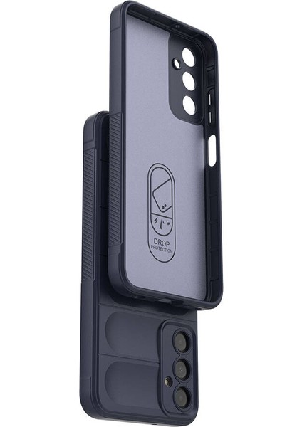 Samsung Galaxy A05S Ile Uyumlu Kılıf Tpu Oyuklu Arka Yüzey Z-Etnik Esnek Silikon Kapak Samsung Galaxy A05S Için O-Tto Prime Silikon Kılıf Siyah modelleri