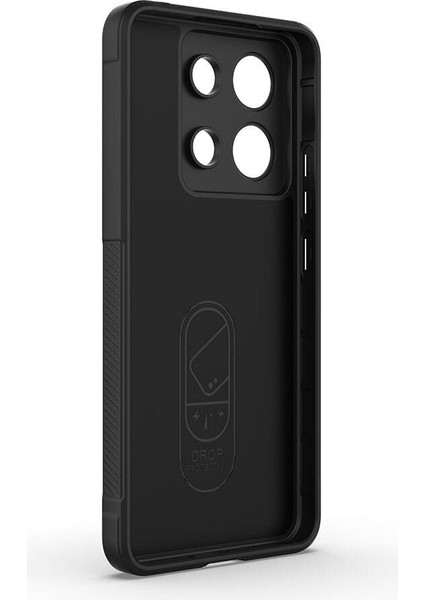 Xiaomi Redmi Note 13 4g Ile Uyumlu Kılıf Tpu Oyuklu Arka Yüzey Z-Etnik Esnek Silikon Kapak Redmi Note 13 4g Için O-Tto Prime Silikon Kılıf Siyah fiyatları