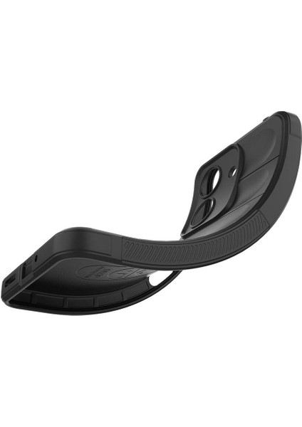 Xiaomi Poco C65 Ile Uyumlu Kılıf Tpu Oyuklu Arka Yüzey Z-Etnik Esnek Silikon Kapak Poco C65 Için O-Tto Prime Silikon Kılıf Siyah fırsatları