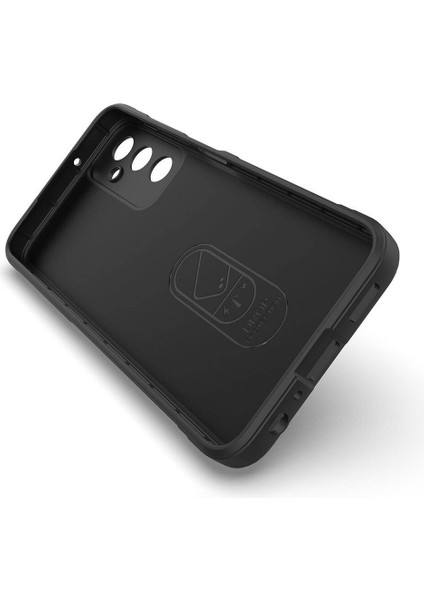 Samsung Galaxy S24 Fe Ile Uyumlu Kılıf Tpu Oyuklu Arka Yüzey Z-Etnik Esnek Silikon Kapak Samsung Galaxy S24 Fe Için O-Tto Prime Silikon Kılıf Lacivert