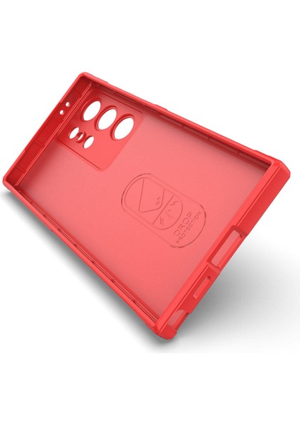 Samsung Galaxy S24 Ultra Ile Uyumlu Kılıf Tpu Oyuklu Arka Yüzey Z-Etnik Esnek Silikon Kapak Samsung Galaxy S24 Ultra Için O-Tto Prime Silikon Kılıf Kırmızı fiyatları