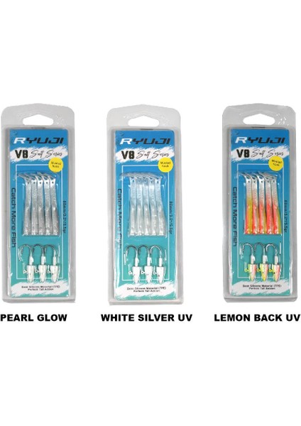 V8 8cm 5.5gr Silikon Yem modelleri