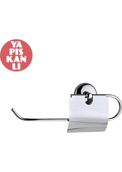 Yapışkanlı Krom Kaplamalı Paslanmaz Kapaklı Kağıt Havluluk YP16