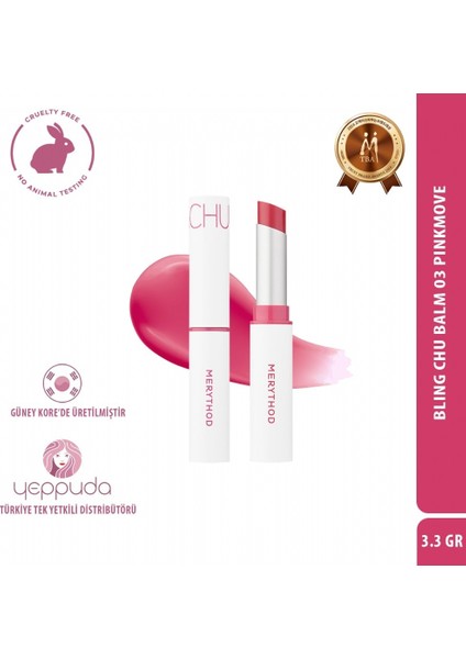 Bling Chu Balm 03 Pinkmove - Renkli Dudak Balmı
