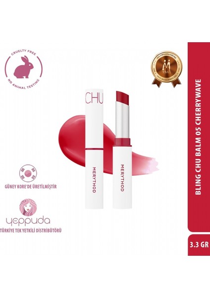Bling Chu Balm 05 Cherrywave - Renkli Dudak Balmı