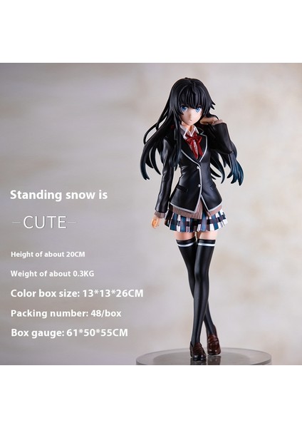Anime Gençlik Aşkım Yukino Gelgit Oyun El Modeli Süs Heykeli Hediye (Yurt Dışından)