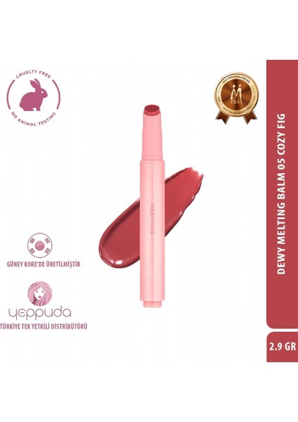 Dewy Melting Balm 05 Cozy Fig - Yoğun Nemlendirici ve Parlak Bitişli Dudak Balmı