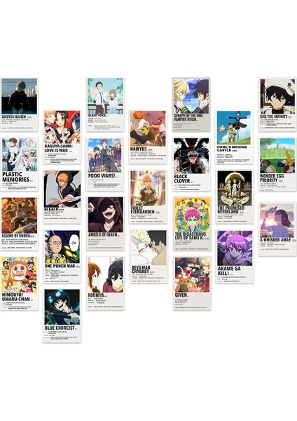 25 Adet-02 Tarzı Pcs Japon Haikyuu Jujutsu Kaisen Anime Sticker'ları Sk8 Hunter x Hunter Decal Laptop Valiz Telefon Sticker'ı (Yurt Dışından)