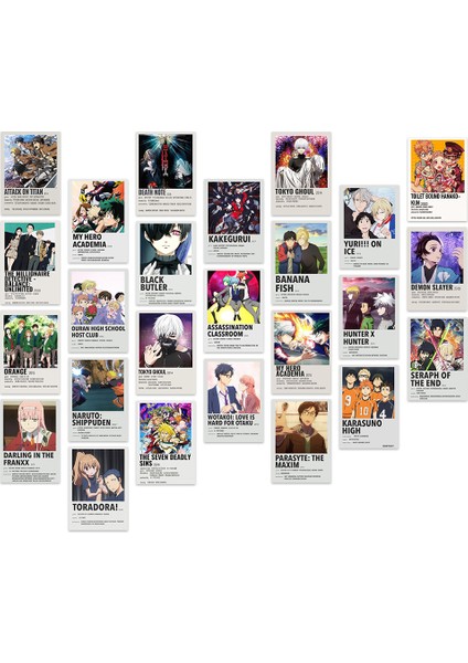 25 Adet-02 Tarzı Pcs Japon Haikyuu Jujutsu Kaisen Anime Sticker'ları Sk8 Hunter x Hunter Decal Laptop Valiz Telefon Sticker'ı (Yurt Dışından)