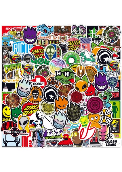 Lavanta Tarzı Cool Logo Stickerlar Rock Grup Kaykay Bavul Laptop Bisiklet Gitar Telefon Su Geçirmez Grafiti Sticker Çıkartma Çocuk Oyuncak - E-Ticaret Başlığı (Yurt Dışından)