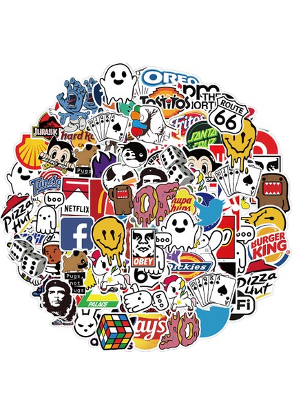 Lavanta Tarzı Cool Logo Stickerlar Rock Grup Kaykay Bavul Laptop Bisiklet Gitar Telefon Su Geçirmez Grafiti Sticker Çıkartma Çocuk Oyuncak - E-Ticaret Başlığı (Yurt Dışından) modelleri