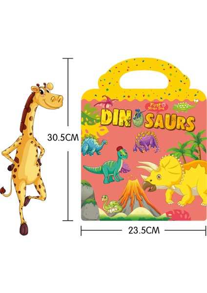Ac-4 Stili Sıcak Yeni Çocuk Sahne Etiketleri Bulmaca Yeniden Kullanılabilir Karikatür Hayvan Öğrenme Farkındalığı Oyuncakları Çocuklar Hediye Için (Yurt Dışından) modelleri