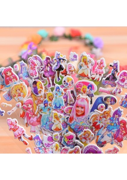 Gri Stil D Puffy Bubble Sticker Şehir Fonksiyon Araba Çizgi Film Prenses Kedi Su Geçirmez Kendin Yap Bebek Oyuncakları Çocuklar Çocuk Erkek Kız (Yurt Dışından)