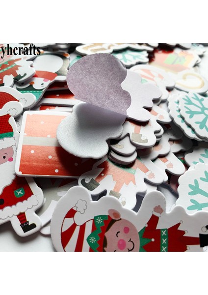 30 Adet Kelebek Tarzı Yeni Noel Baba Geyik Köpük Çıkartmaları Noel El Sanatları Aktivite Öğeleri Çocuk Odası Dekorasyon Ev Dekorasyonu (Yurt Dışından) fırsatları
