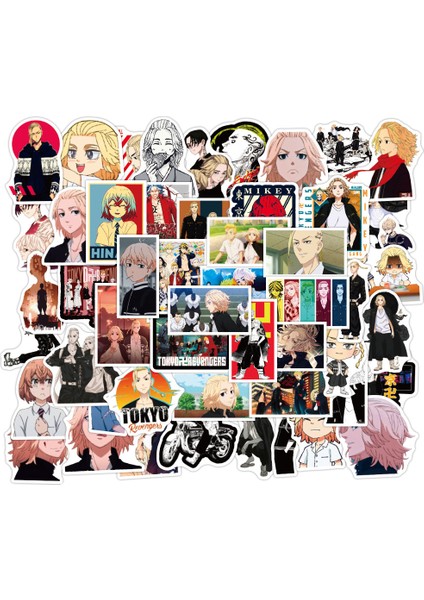 A10-PCS Stili 2021 Yeni Çizgi Anime Tokyo Avengers Graffiti Dekorasyonlu Bavul Gitar Su Geçirmez Sticker (Yurt Dışından) modelleri