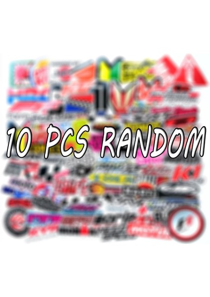 10 ADET-SC100 Stili Jdm Modifikasyon Stickerları Araba Stillemesi Çıkartmaları Bisiklet Kaskı Motosiklet Karışık Vinil Etiketler Bomba F5 (Yurt Dışından)