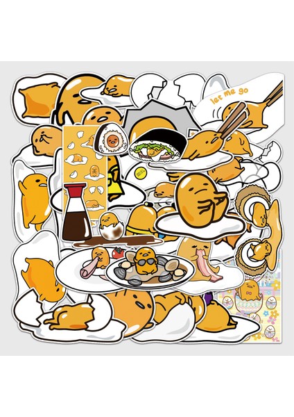 ZY683 Stili Çizgi Film Anime Gudetama Grafiti Stickerları Su Geçirmez Telefon Kaykay Gitar Bavul Çocuk Oyuncak Süsleme Sticker Noel Hediyesi (Yurt Dışından) modelleri