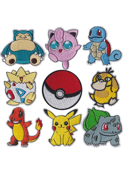 Pkq-23 Tarzı Pokemon Kumaş Yama Pikachu Kıyafet Etiketleri Dikiş Nakış Yamalar Aplike Ütü Giysileri Çizgi Film Kendin Yap Giyim Dekorasyon (Yurt Dışından)