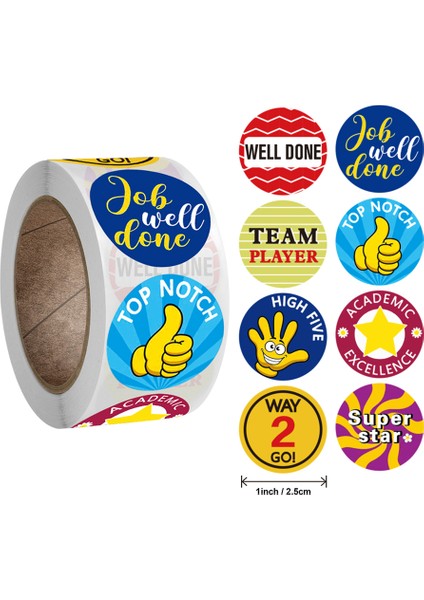 A-111 Stili Yeni Sevimli Kelimeler Ödül Motivasyonlu Stickerlar Çocuk Oyuncakları Rulo Okul Öğretmen Malzemeleri Sınıf Stickerları Çocuklar Için Hediye (Yurt Dışından)