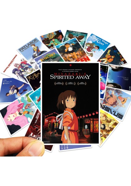 Q033 (25 Adet) Stili Anime Koleksiyonu Miyazaki Hayao Patlabor Totoro Çıkartmaları Araba Laptop Pvc Sırt Çantası Bisiklet Su Geçirmez Etiketler (Yurt Dışından) fiyatları