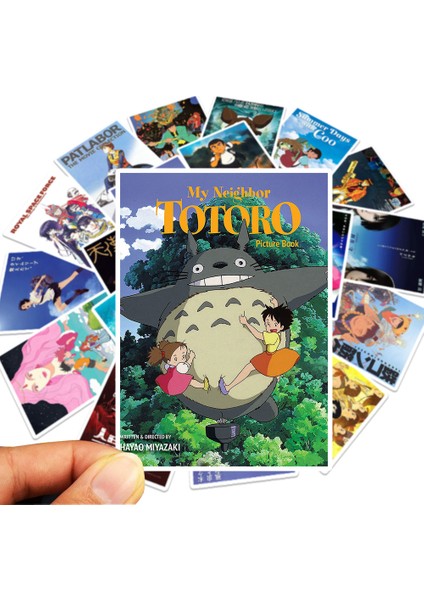Q033 (25 Adet) Stili Anime Koleksiyonu Miyazaki Hayao Patlabor Totoro Çıkartmaları Araba Laptop Pvc Sırt Çantası Bisiklet Su Geçirmez Etiketler (Yurt Dışından) modelleri