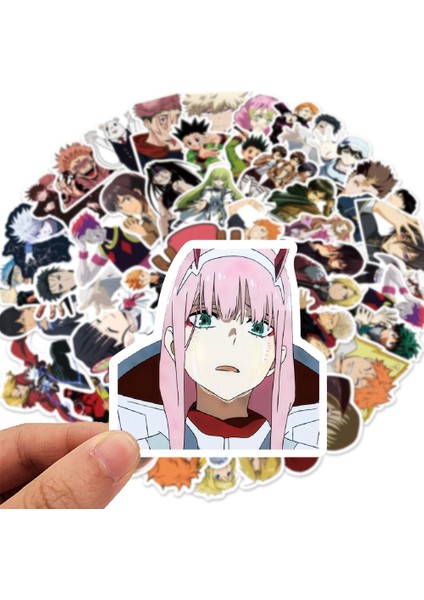 10 Adet Tarzı Pcs Anime Koleksiyonu Voleybol Oğlan Sihir Geri Dönüş Şeytan Katili Defter Kaykay Grafiti Çizgi Roman Sticker (Yurt Dışından)