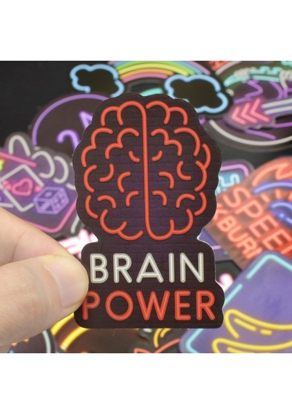 50 Adet B Tarzı Teneon Işık Çıkartmaları Kutular Araba Çocuklar Buzdolabı Japon Anime Çıkartma Paketi Set Çocuk Telefon Kaykay Için (Yurt Dışından) indirimleri