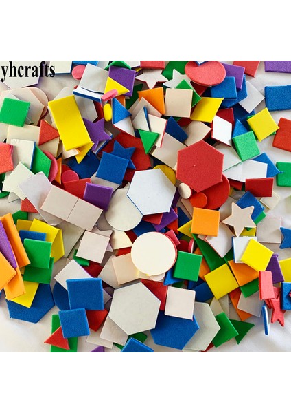 50 Adet Şanslı Stil 1 Çanta Adet Lot, Karışık Şekilli Köpük Etiketler Düzensiz Geometrik Şekil Köpük Bulmaca Erken Eğitim Oyuncakları Okul Öncesi Sanatlar (Yurt Dışından)