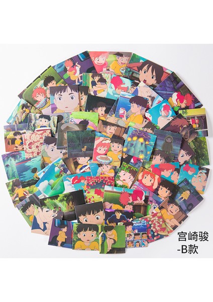 B Tarzı Japon Anime Ghibli Hayao Miyazaki Totoro Etiketleri Ruhlarını Kaybetmiş Hediyelik Eşya Bisiklet Gitar Defter (Yurt Dışından)