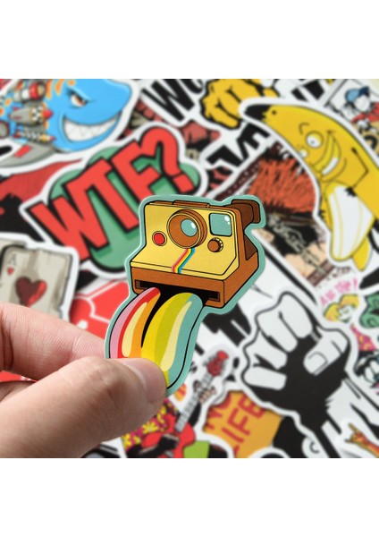 Bilgisayar Çanta Su Şişesi Araba Bisiklet Motosiklet Çocuk Grafiti Vinil Sticker Bomb Jdm Etiketleri Için Rastgele Sticker'lar (Yurt Dışından) modelleri