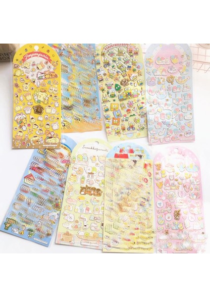 No.8 Stili 1 Adet Sevimli Köşe Yaratık Bronz Sticker Melodi Puding Köpek Günlük Etiket Stickerları Scrapbooking Dıy Sticker Oyuncak Hediye (Yurt Dışından)