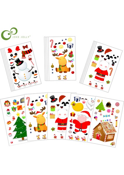 5 Adet Şeker Ev Tarzı 5 Parça Çocuklar Için Kendin Yap Noel Bulmaca Çıkartmaları Baba Noel Beyaz Ayı Geyik Kar Adam Yılbaşı Montaj Bulmaca Bebek Eğitim Oyuncakları Zxh (Yurt Dışından) fiyatları