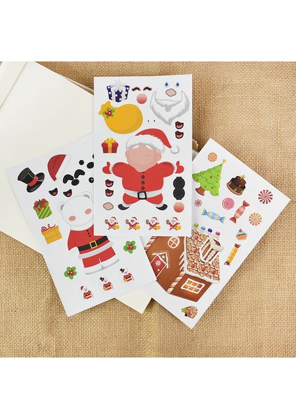 5 Adet Şeker Ev Tarzı 5 Parça Çocuklar Için Kendin Yap Noel Bulmaca Çıkartmaları Baba Noel Beyaz Ayı Geyik Kar Adam Yılbaşı Montaj Bulmaca Bebek Eğitim Oyuncakları Zxh (Yurt Dışından) modelleri