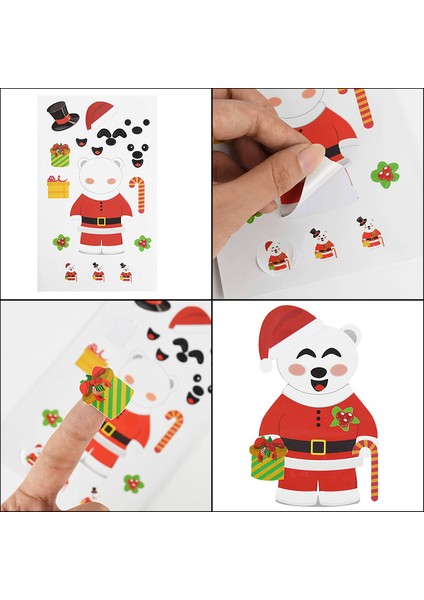 5 Adet Şeker Ev Tarzı 5 Parça Çocuklar Için Kendin Yap Noel Bulmaca Çıkartmaları Baba Noel Beyaz Ayı Geyik Kar Adam Yılbaşı Montaj Bulmaca Bebek Eğitim Oyuncakları Zxh (Yurt Dışından) indirimleri