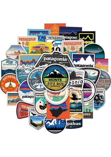 50 Adet Tarzı Pcs Patagonya Çıkartmaları Graffiti Laptop Bagaj El Hesabı Dekorasyon Çıkartmaları Oyuncaklar (Yurt Dışından)