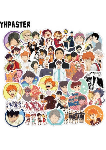 B 10 Adet Random Tarzı Haikyuu Grafiti Stickerları Voleybol Japon Anime Valiz Laptop Bagaj Motosiklet Telefon Kaykay Araba Için (Yurt Dışından) fiyatları