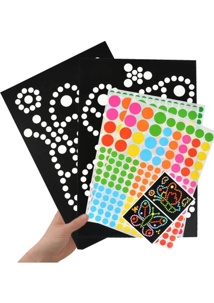 1 Takım Stili Çocuklar Için Dıy Çizgi Film Nokta Bulmaca Renkli Sevimli Hayvan Öğrenme Erken Eğitim Oyuncakları Ilk Mozaik Sticker Oyunları Çocuklar Için Hediye (Yurt Dışından) fırsatları