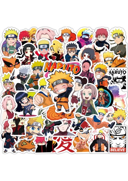 Koyu Gri Tarzı Naruto Çıkartmaları Su Geçirmez Gitar Valiz Laptop Bisiklet Kaykay Motosiklet Grafiti Çıkartması Çocuk Oyuncakları (Yurt Dışından) fiyatları