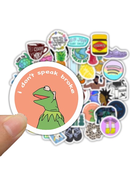 cc Stili Vsco Ins Tarzı Sticker Anime Laptop Kılıfı Araba Kaykay Motosiklet Kız Çocuklar Için Oyuncaklar Cool Hayvan Sticker F5 (Yurt Dışından)