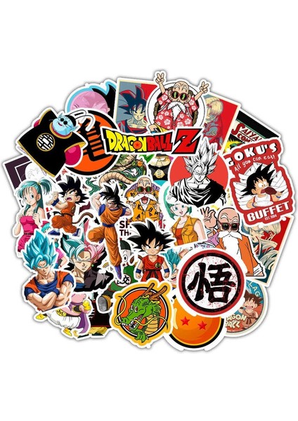 50 Adet Tarzı Anime Dragon Ball Çıkartmaları Yenilenmez Bireysellik Levhası Trunks Motosiklet Çizgi Çubuğu Kutu Karikatür Karalaması Çıkartma Oyuncak (Yurt Dışından) fiyatları