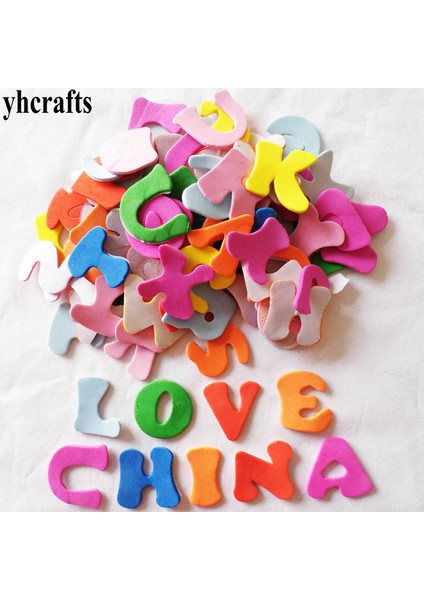 80 Adet Harf Stili 1 Çanta Adet Lot, Karışık Şekilli Köpük Etiketler Düzensiz Geometrik Şekil Köpük Bulmaca Erken Eğitim Oyuncakları Okul Öncesi Sanatlar (Yurt Dışından)