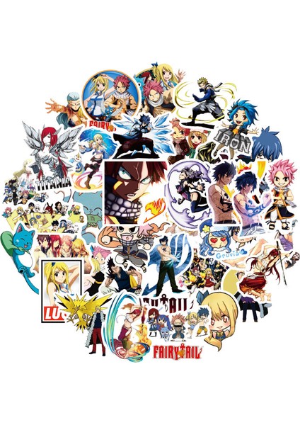 10 Adet Rastgele-A Tarzı Pcspack Faıry Taıl Japon Anime Çıkartmaları Buzdolabı Araba Kask Kendin Yap Hediye Kutusu Bisiklet Gitar Defter Kaykay Gövde Için (Yurt Dışından)
