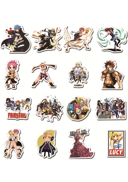 10 Adet Rastgele-A Tarzı Pcspack Faıry Taıl Japon Anime Çıkartmaları Buzdolabı Araba Kask Kendin Yap Hediye Kutusu Bisiklet Gitar Defter Kaykay Gövde Için (Yurt Dışından)