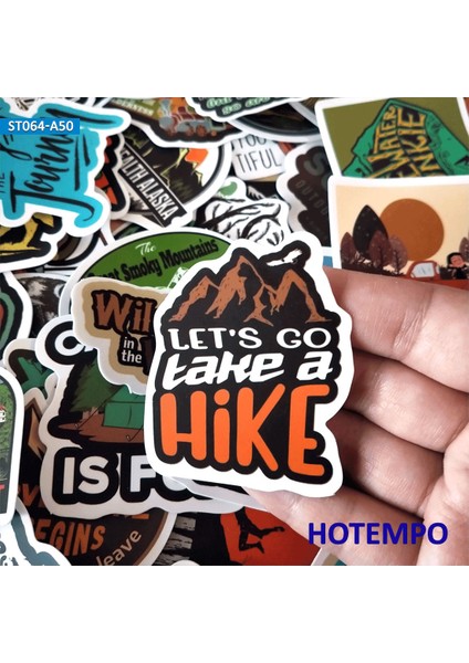 Açık Hava Vahşi Kamp Macera Tırmanma Dış Mekan Seyahat Manzara Çıkartmaları Sticker Paketi Telefon Laptop Bagaj Araba Sticker (Yurt Dışından) fiyatları