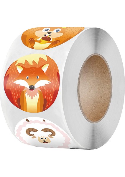 Mavi Stil Sevimli Karikatür Hayvan Stickerı Çocukları Teşvik Etiketleri Yuvarlak Kağıt Okul Öğretmen Malzemeleri Çocuk Ödül Sticker Etiketleri (Yurt Dışından) fiyatları