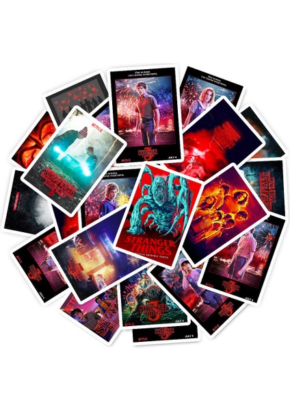 Yabancı Şeyler Çıkartma Paketi Anime Çocuklar Için Buzdolabı Telefon Laptop Kaykay Valiz Komik Çıkartma Hediyeler (Yurt Dışından) fiyatları